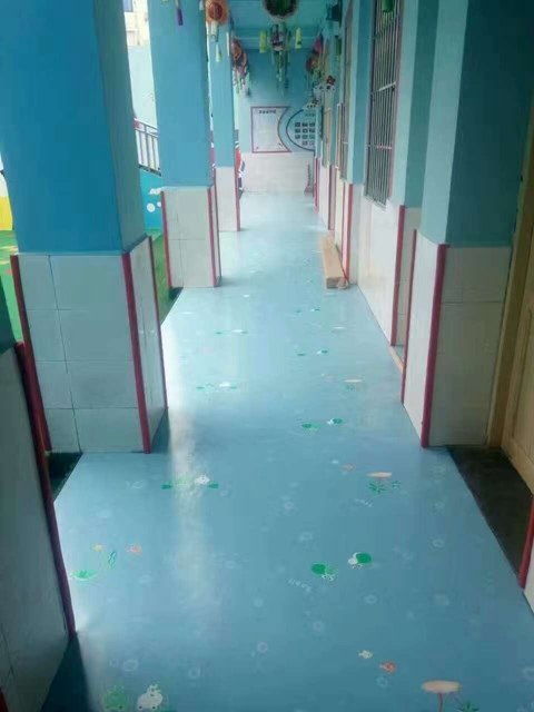 武勝石塑地板會(huì)館石塑地板